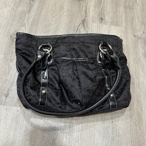 Giani Bernini Vintage Black Shoulder Bag Purse - Picture 1 of 5